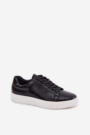 Velton mustad meeste spordijalatsid kunstnahast