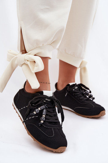 Sneakers tüüpi jalanõud Pealiste madalad koos pärlitega msuud Galora 2