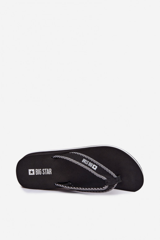 Plätud moodsad varbavahe-sandaalid Pealiste omad platvormiga Big Star NN274A727 msuud