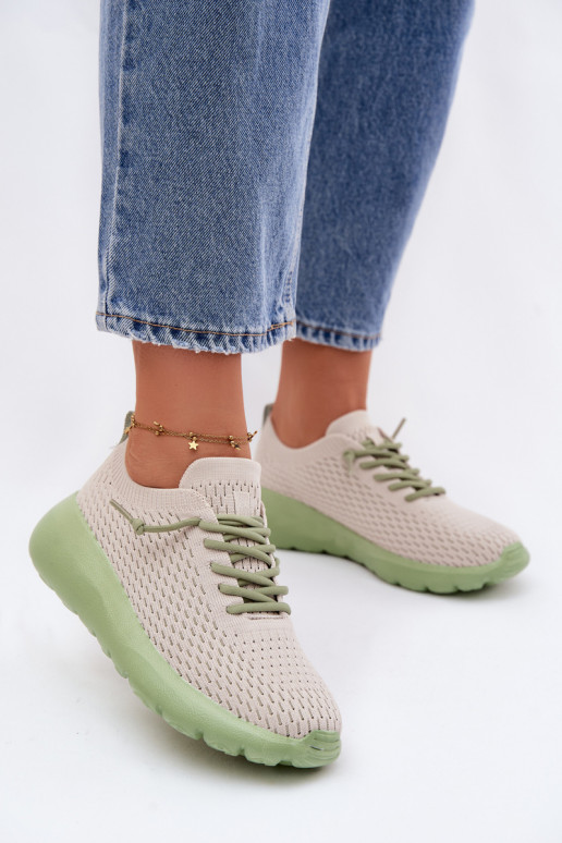 Riidest spordijalatsid Pealiste omad beeži värvi Helinae