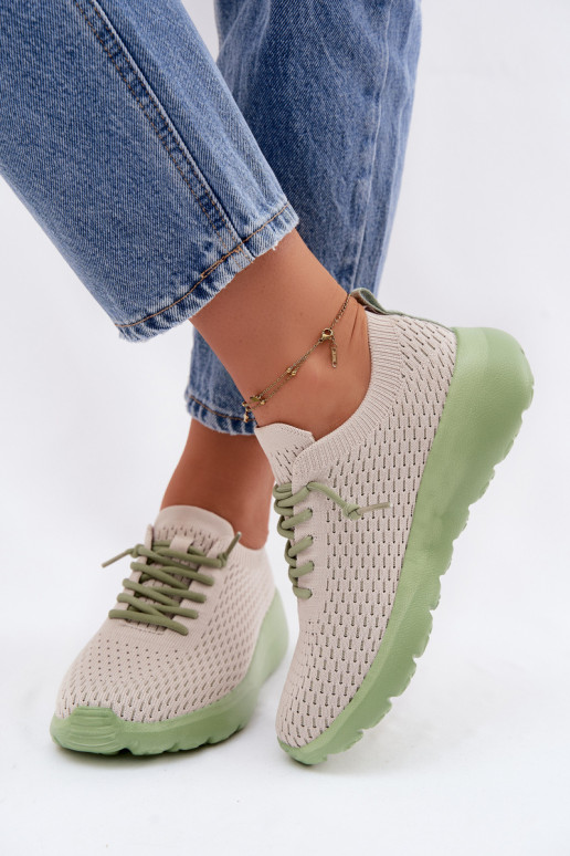 Riidest spordijalatsid Pealiste omad beeži värvi Helinae