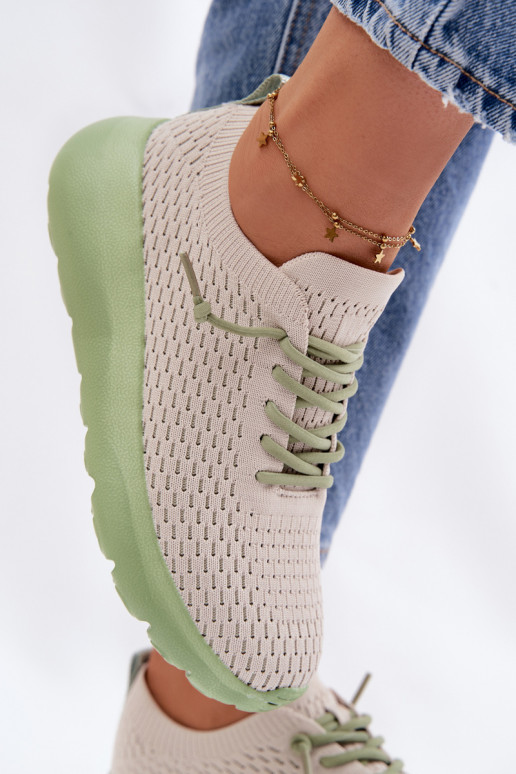 Riidest spordijalatsid Pealiste omad beeži värvi Helinae