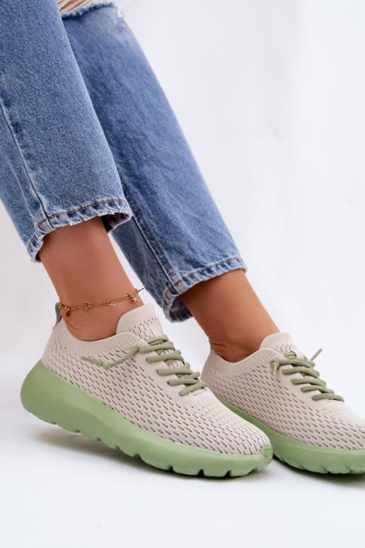 Riidest spordijalatsid Pealiste omad beeži värvi Helinae