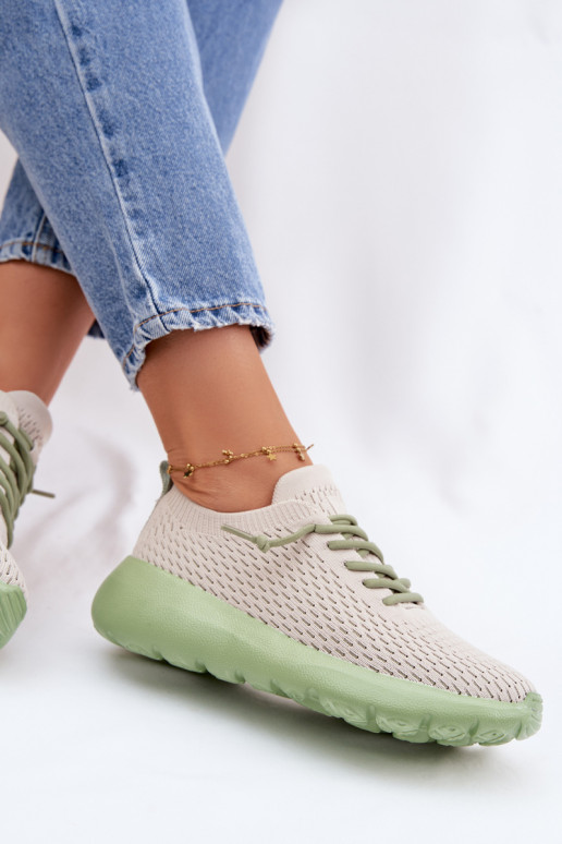 Riidest spordijalatsid Pealiste omad beeži värvi Helinae