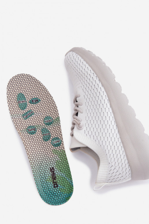 Riidest spordijalatsid Pealiste omad valget värvi Helinae