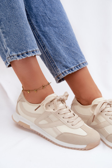 Sneakers tüüpi jalanõud Pealiste omad Vinceza 11674 beeži värvi
