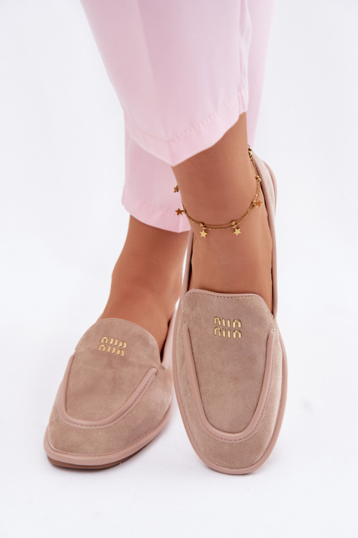 sileda tallaga naiste mokassiinidLamósisseką Vinceza 62271 beeži värvi