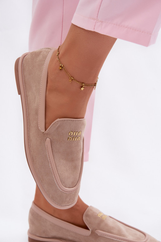 sileda tallaga naiste mokassiinidLamósisseką Vinceza 62271 beeži värvi