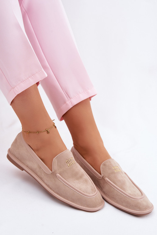 sileda tallaga naiste mokassiinidLamósisseką Vinceza 62271 beeži värvi