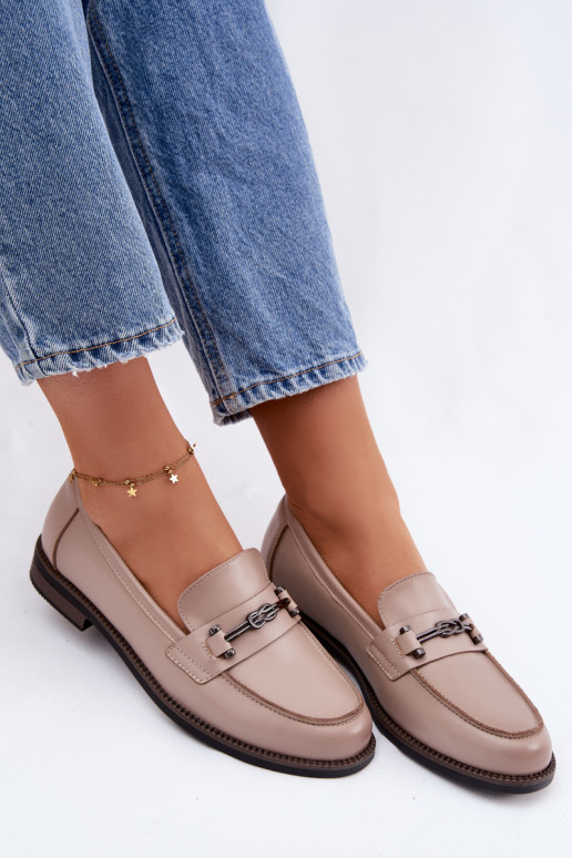 naiste mokassiinid Pealhk Vinceza 18132 beeži värvi