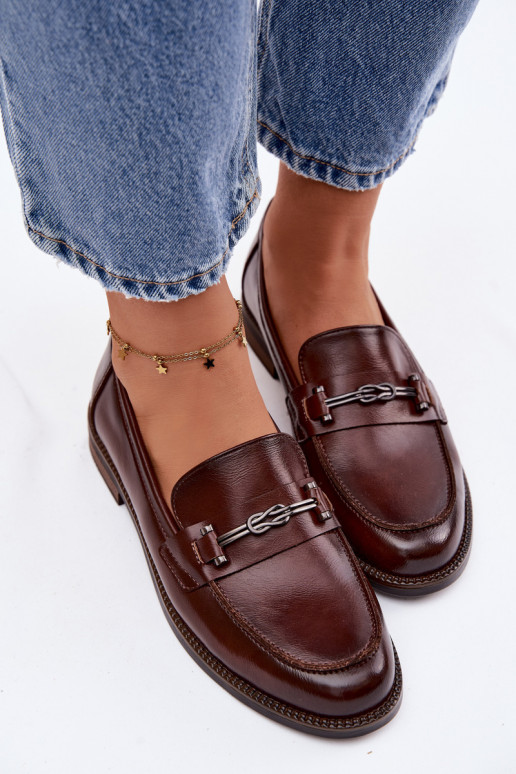 naiste mokassiinid Pealhk Vinceza 18132 pruunid värvi