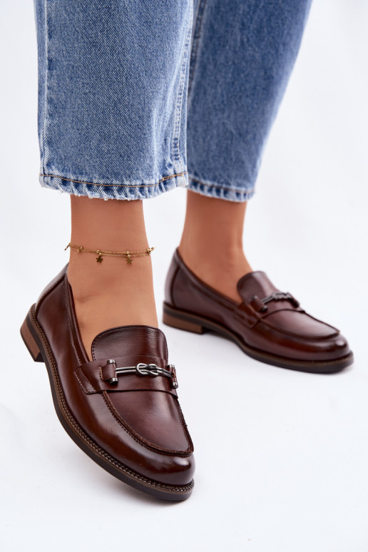 naiste mokassiinid Pealhk Vinceza 18132 pruunid värvi