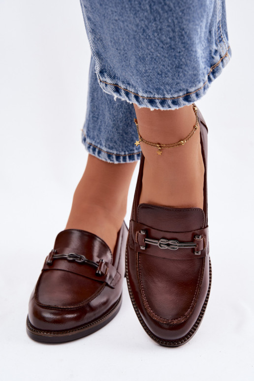 naiste mokassiinid Pealhk Vinceza 18132 pruunid värvi