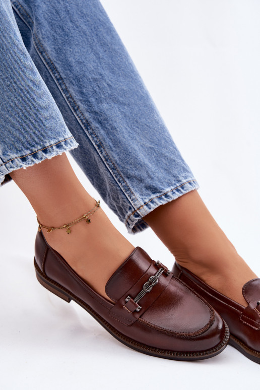 naiste mokassiinid Pealhk Vinceza 18132 pruunid värvi