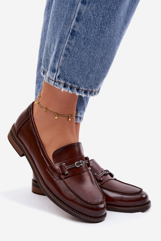 naiste mokassiinid Pealhk Vinceza 18132 pruunid värvi