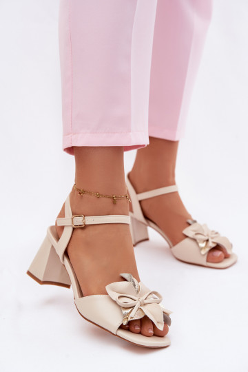Pealistesandaalid Koos Ornate Lill Vinceza 20283 beeži värvi 2