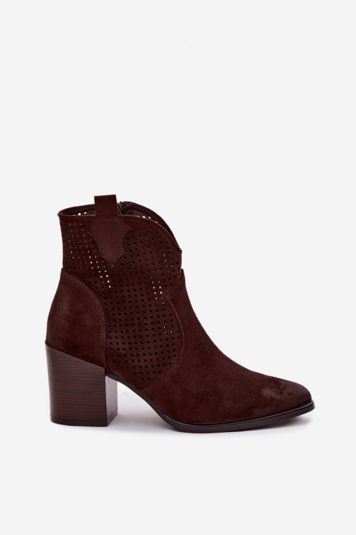 Ažuurne Pealiste poolsaapad Vinceza 58640 Czekoladosissee