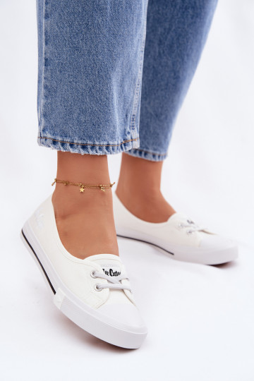 Spordistiilis vabaaja kingad Lee Cooper LCIN-26-31-4356 valge värvi 2