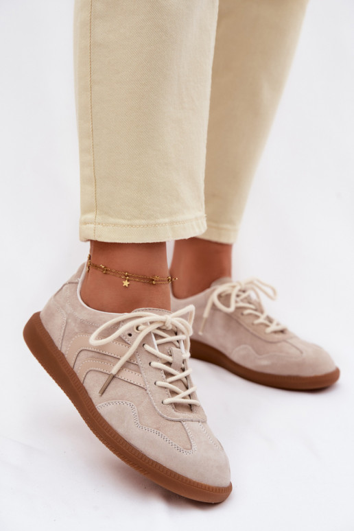 Pealhk seemisnakhsed Sneakers tüüpi jalanõud Pealiste madalad beeži värvi Perinae