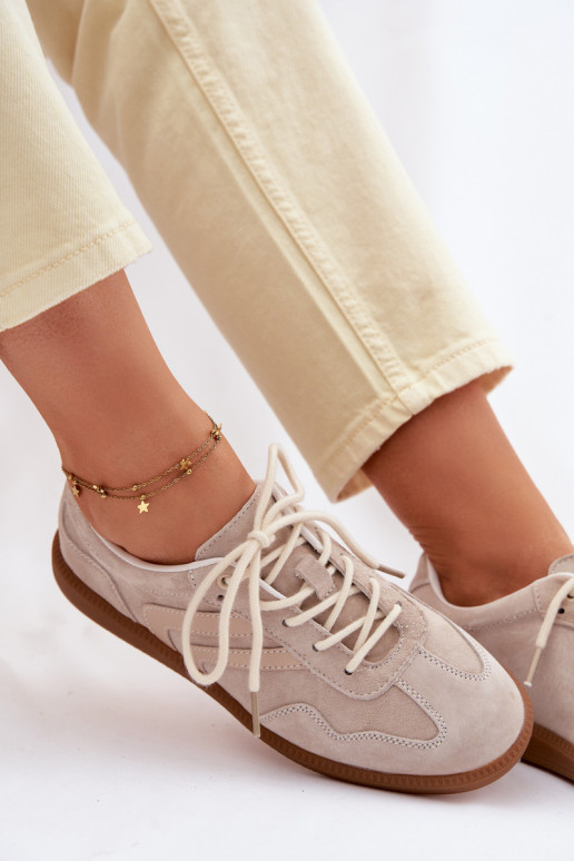 Pealhk seemisnakhsed Sneakers tüüpi jalanõud Pealiste madalad beeži värvi Perinae