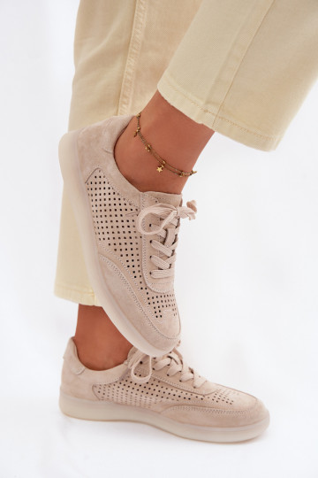 Pealhk seemisnakhsed Sneakers tüüpi jalanõud Pealiste omad Ažuurne beeži värvi Almora