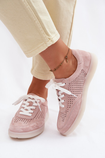 Pealhk seemisnakhsed Sneakers tüüpi jalanõud Pealiste omad Ažuurne Tumeroosad värvi Almora