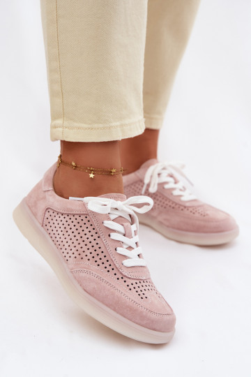 Pealhk seemisnakhsed Sneakers tüüpi jalanõud Pealiste omad Ažuurne Tumeroosad värvi Almora 2