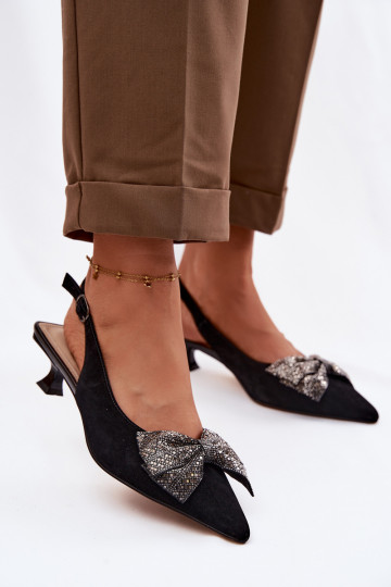 Pealhk Seemisnahast kingad lipsukesega kõrge jämeda kontsaga D&A CR61-3130 msuud 2