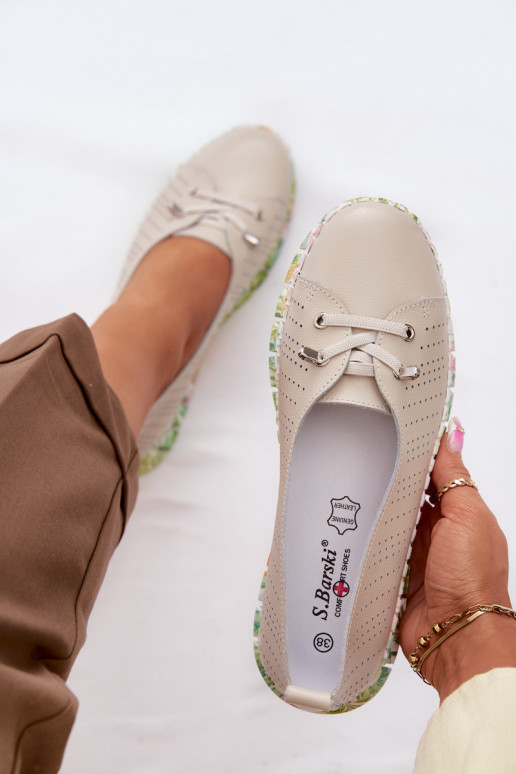 Pealhk jalatsid Pealiste omad S.Barski GR61-5970 beeži värvi