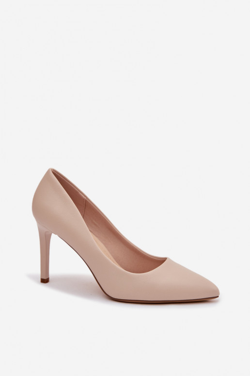 Eko Pealhk kõrge kontsaga Sergio Leone 1339 Elevandiluu värvi