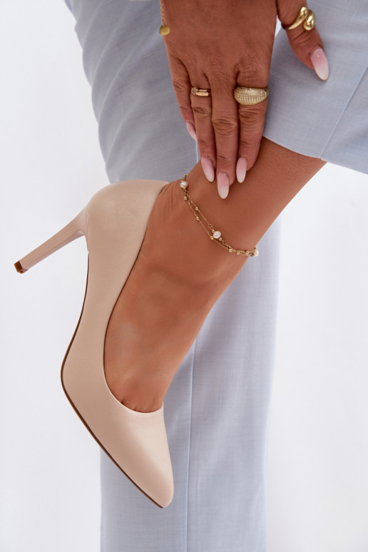 Eko Pealhk kõrge kontsaga Sergio Leone 1339 Elevandiluu värvi