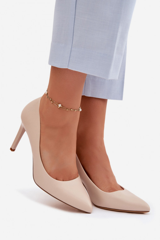 Eko Pealhk kõrge kontsaga Sergio Leone 1339 Elevandiluu värvi