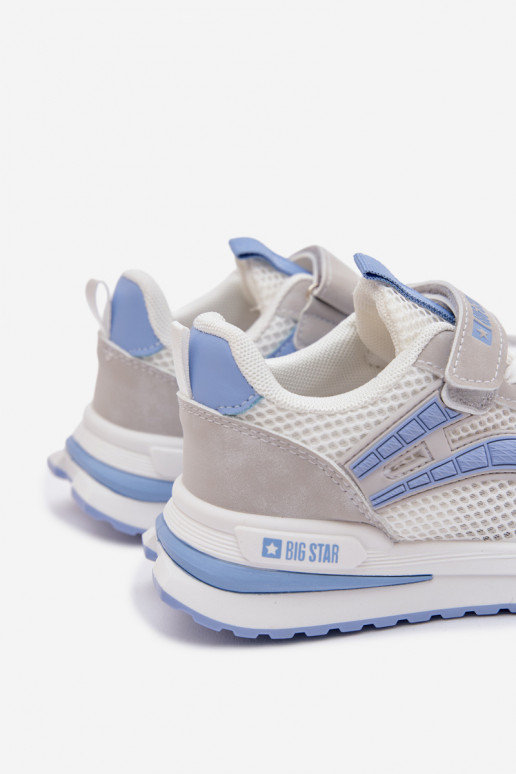 jalanõud Lastejalatsid Big Star TT374153 HI-POLY SYSTEM Valget-Sinist värvi