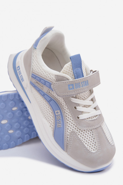 jalanõud Lastejalatsid Big Star TT374153 HI-POLY SYSTEM Valget-Sinist värvi