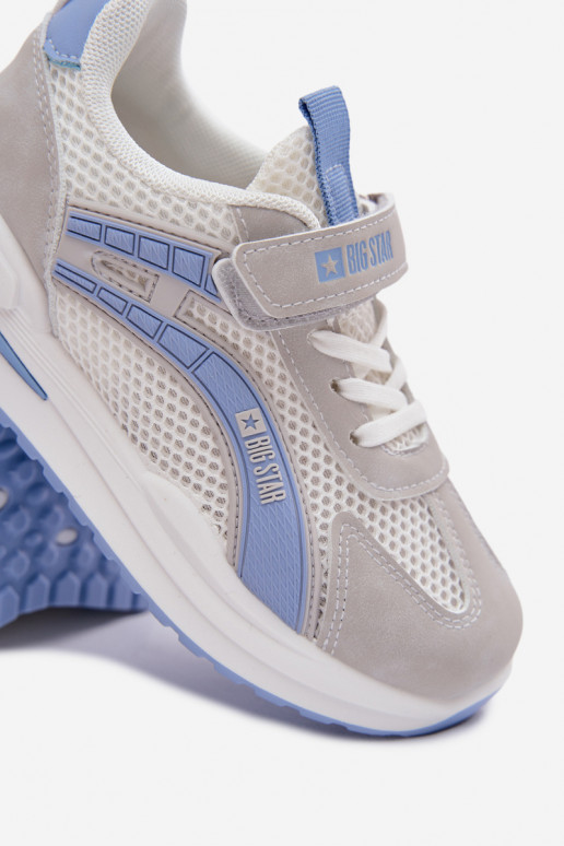 jalanõud Lastejalatsid Big Star TT374153 HI-POLY SYSTEM Valget-Sinist värvi