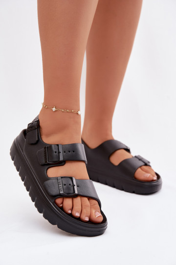 Kerged rannaplätud Pealistesandaalid platvormiga Big Star TT274A031 msuud