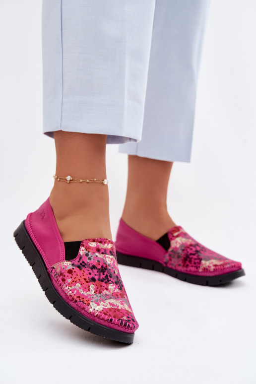 Slip-on mudeli poolsaapad Sellel onciejka 03512-73 tumeroosad värvi