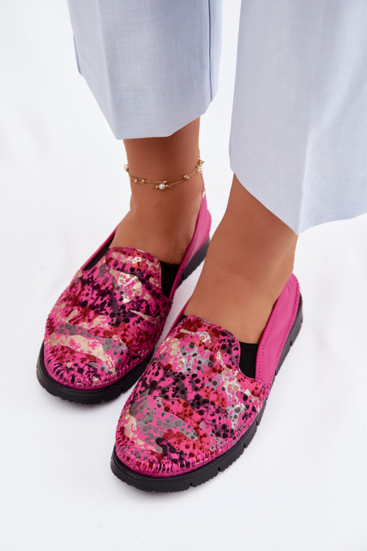 Slip-on mudeli poolsaapad Sellel onciejka 03512-73 tumeroosad värvi