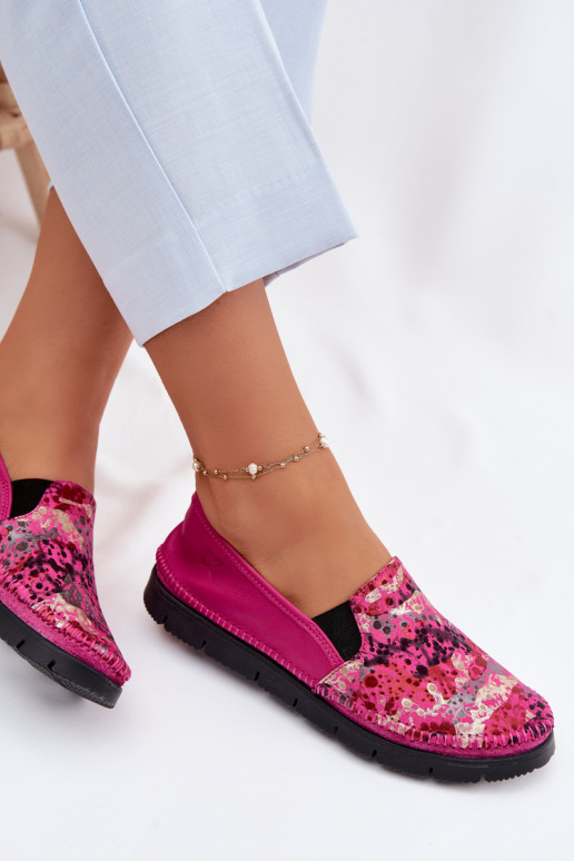 Slip-on mudeli poolsaapad Sellel onciejka 03512-73 tumeroosad värvi