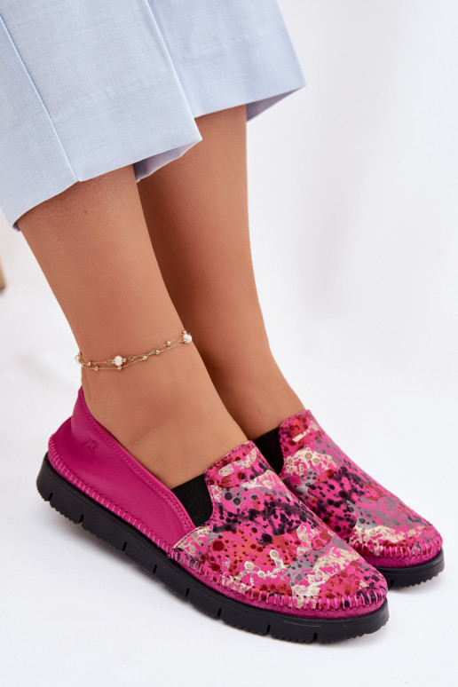 Slip-on mudeli poolsaapad Sellel onciejka 03512-73 tumeroosad värvi