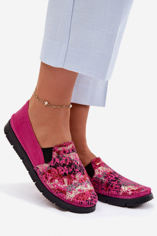 Slip-on mudeli poolsaapad Sellel onciejka 03512-73 tumeroosad värvi