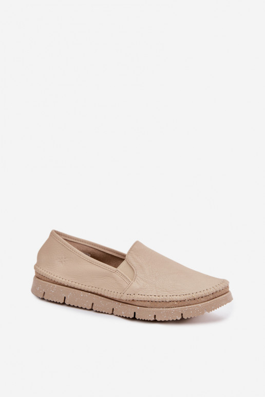 Slip-on mudeli poolsaapad Sellel onciejka 03512-04 beeži värvi