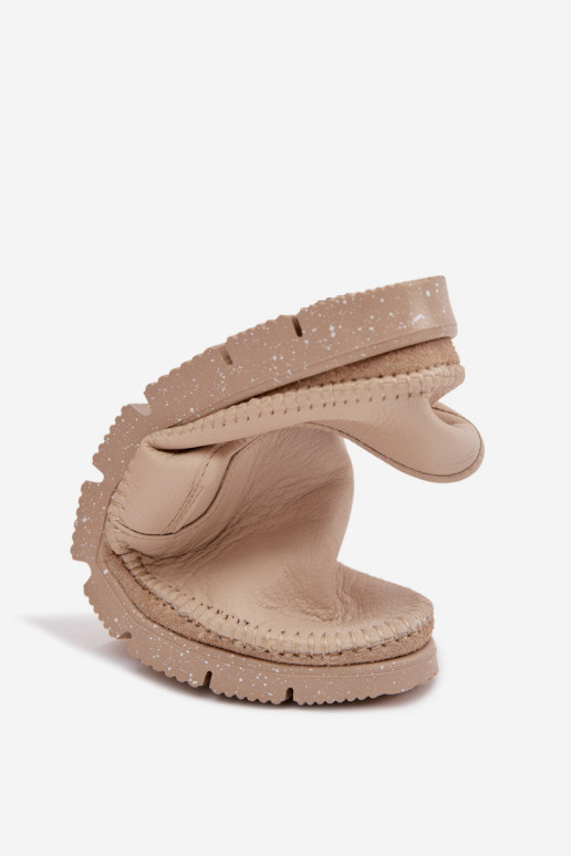 Slip-on mudeli poolsaapad Sellel onciejka 03512-04 beeži värvi