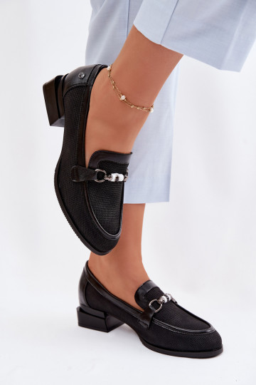 jalatsid Pealiste omad kõrge jämeda kontsaga Koos Ornate Detalem msuud Meliva