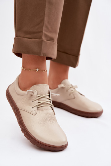 Pealhk jalatsid Barefoot Pealiste omad Zazoo 10189 beeži värvi 2