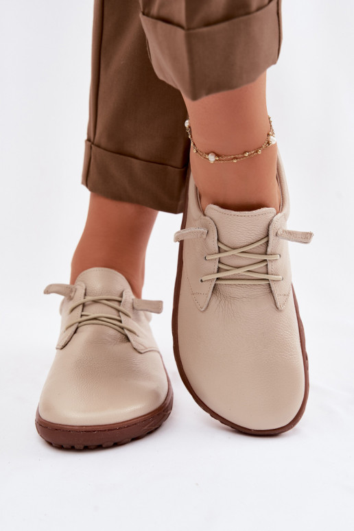 Pealhk jalatsid Barefoot Pealiste omad Zazoo 10189 beeži värvi