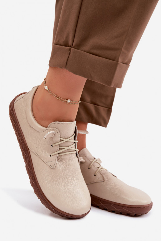 Pealhk jalatsid Barefoot Pealiste omad Zazoo 10189 beeži värvi