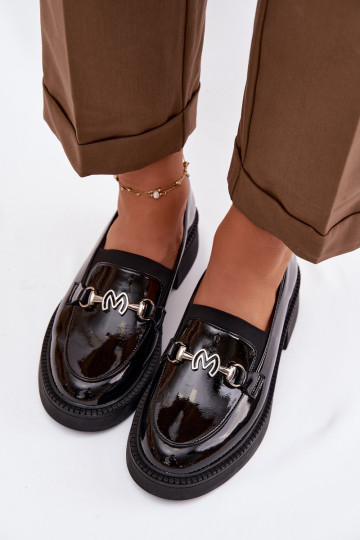 Pealhk Lakitud mokassiinid Pealiste omad Koos Ornate Detalem Vinceza 39985 msuud