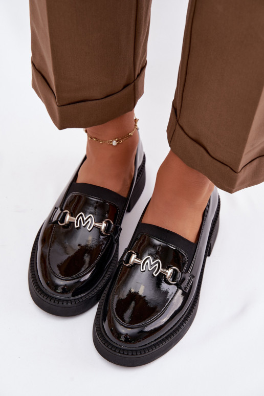 Pealhk Lakitud mokassiinid Pealiste omad Koos Ornate Detalem Vinceza 39985 msuud