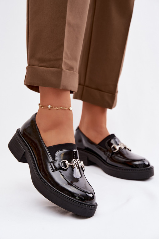 Pealhk Lakitud mokassiinid Pealiste omad Koos Ornate Detalem Vinceza 39985 msuud